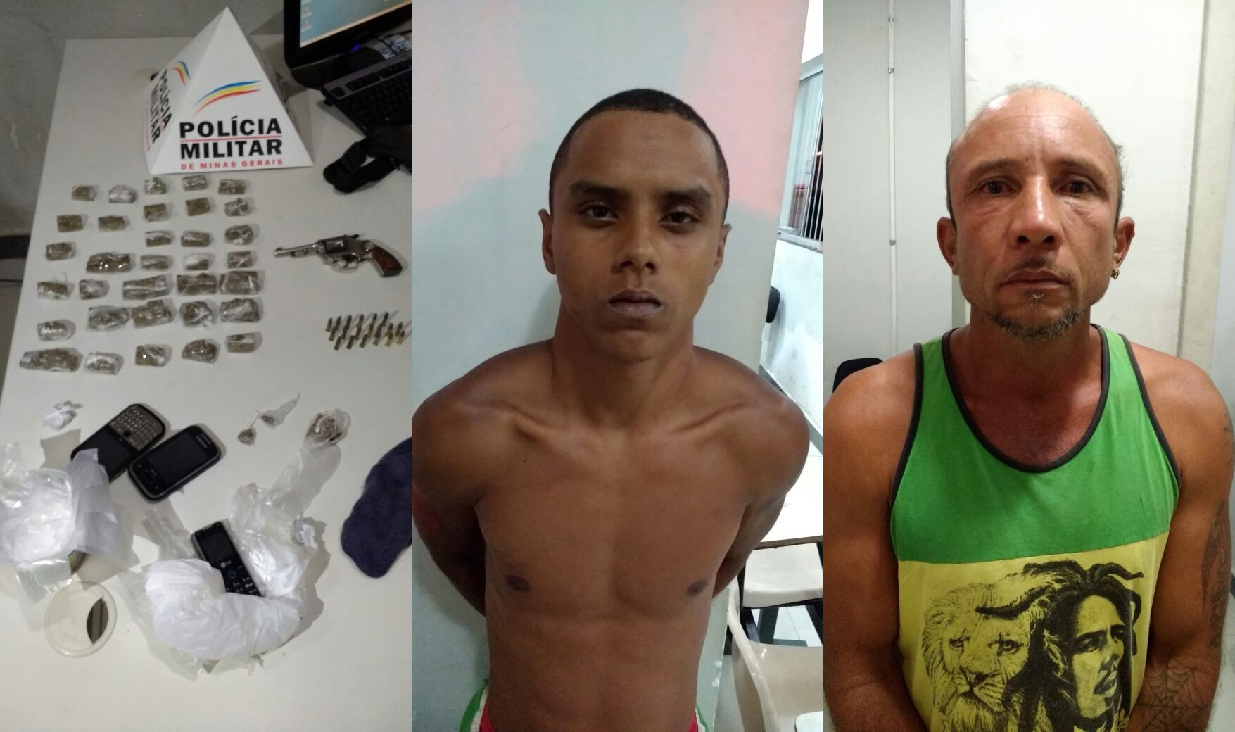 Polícia Militar realiza operação e apreende traficantes com arma e drogas