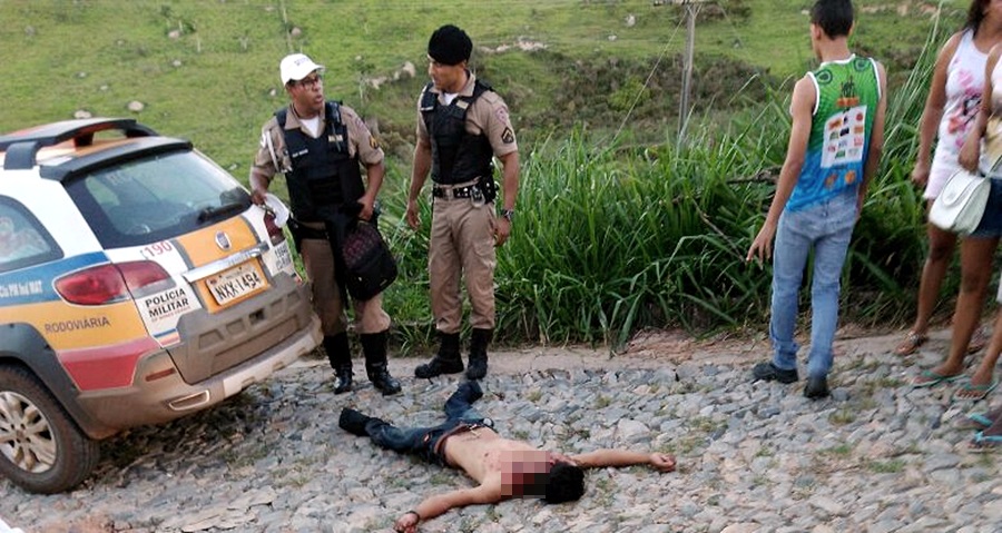 Homem e baleado ao tentar matar um policial