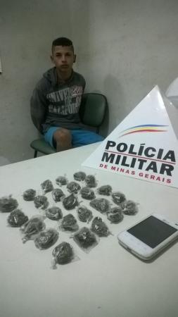Polícia Militar prende traficante no bairro Praia