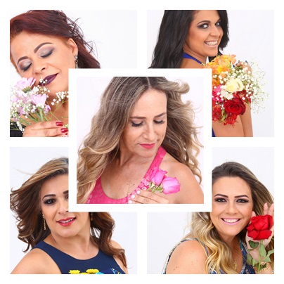 Chegada da primavera com click de Rosilene Bueno com as mulheres Itabiranas