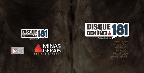 Denuncia e ajude a PM a continuar combatendo a criminalidade!