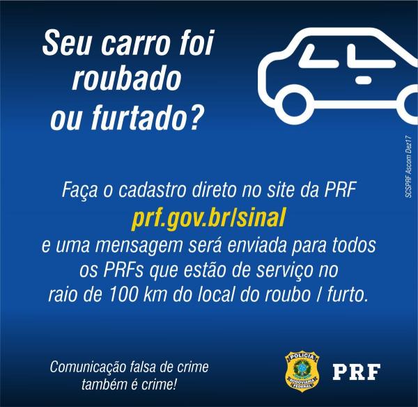Seu carro foi roubado ou furtado?