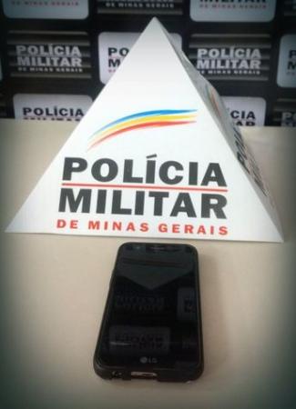 PM recupera celular roubado e apreende um menor infrator