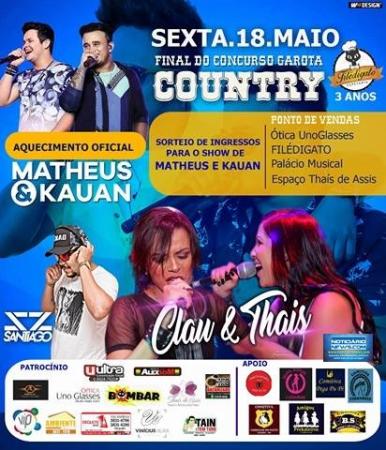 Vem ai Final do concurso Garota Country