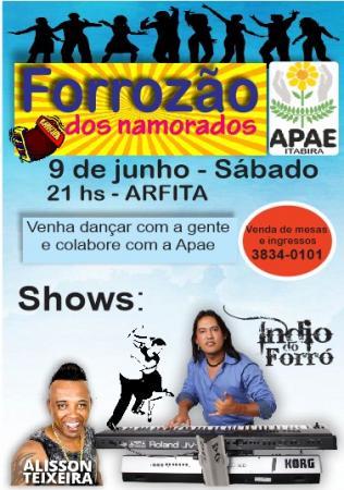 1º Forrozão dos Namorados da APAE