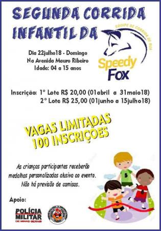 Segunda Corrida Infantil da Speedy Fox