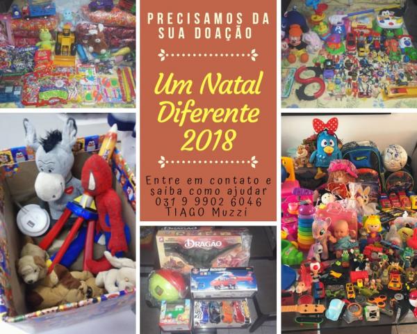 Troque brinquedos por sorrisos