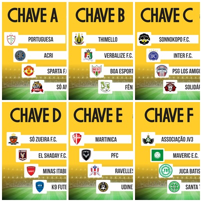 Conheça as chaves para disputa da Copa Natália Veículos