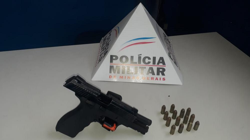 Polícia Militar apreende arma de calibre de uso restrito em Ponte Nova