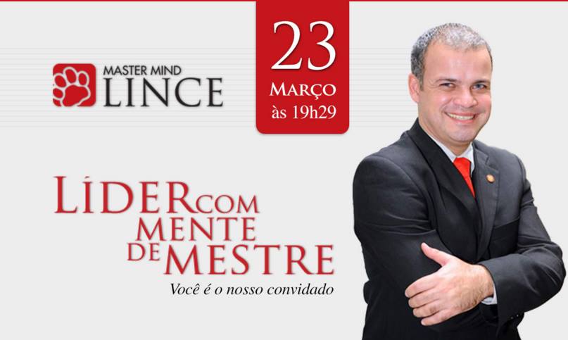 WORKSHOP IMPERDÍVEL!!! Líder com Mente de Mestre