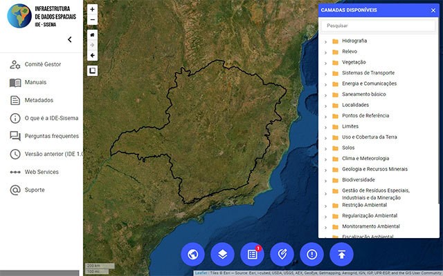 Novas funções e dados da fauna doméstica marcam versão 2.0 da IDE-Sisema