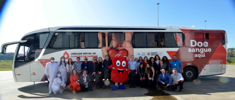 Minas Gerais ganha primeira unidade móvel de doação de sangue