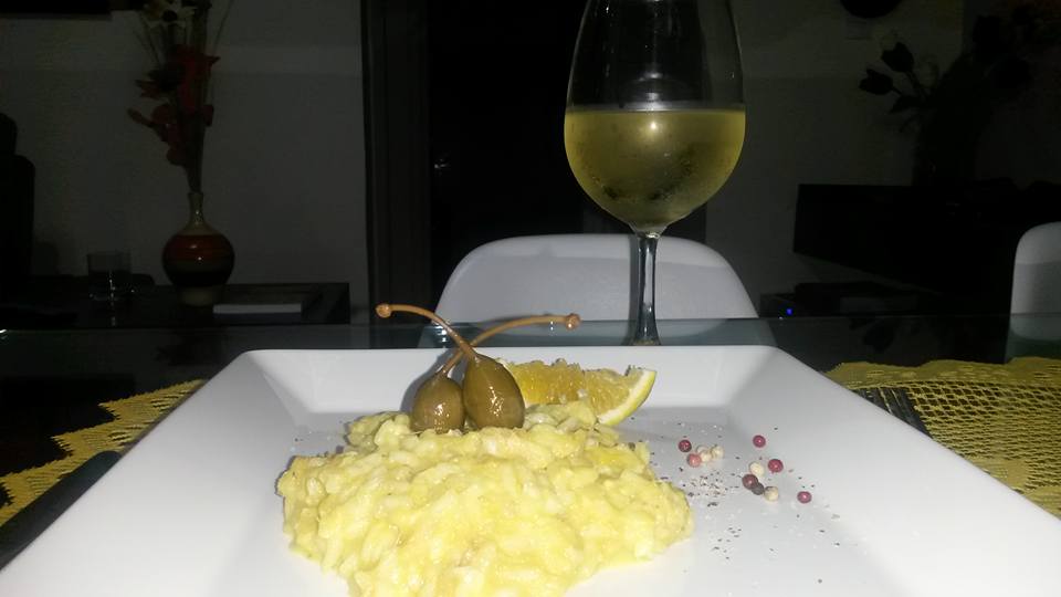 Um prato saboroso, RISOTO DE SALMÃO