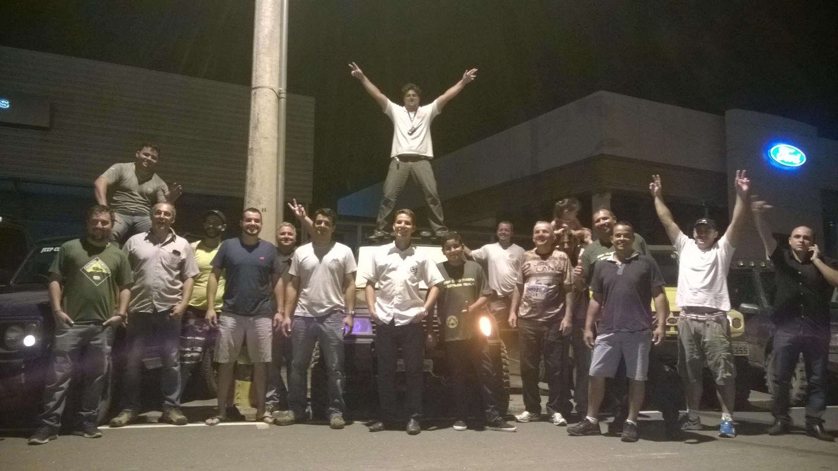 Carreata de Jipe deixou as avenidas da cidade movimentada