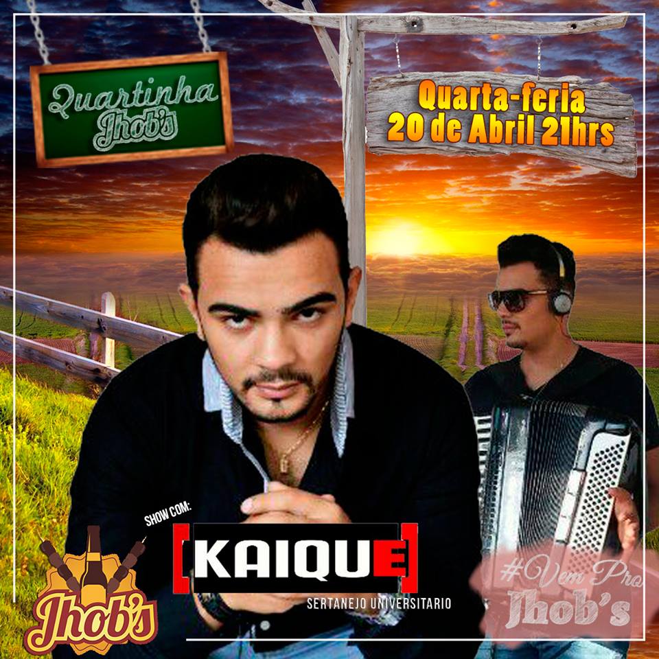 Quarta com Show no Jhob´s 