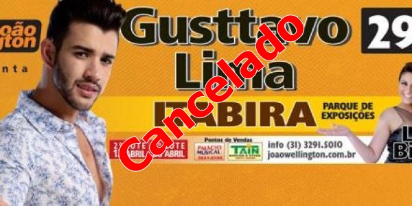 Mais um show em Itabira cancelado