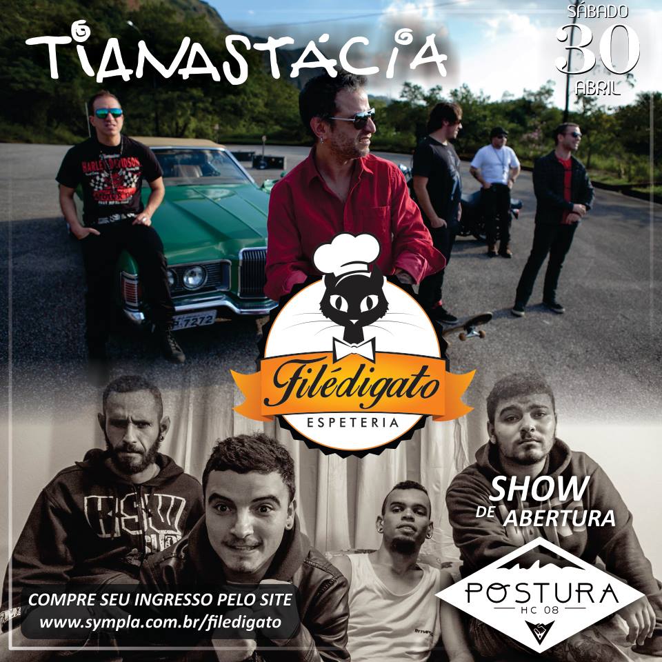 1 ANO DE FILÉ DI GATO COM SHOW TIANASTÁCIA