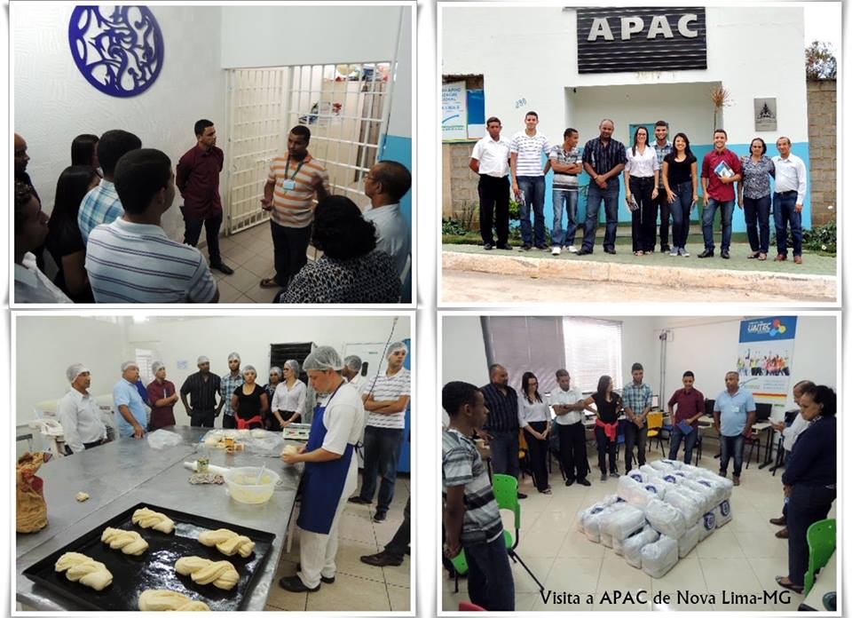 Liderança jovem de Itabira visita APAC Nova Lima