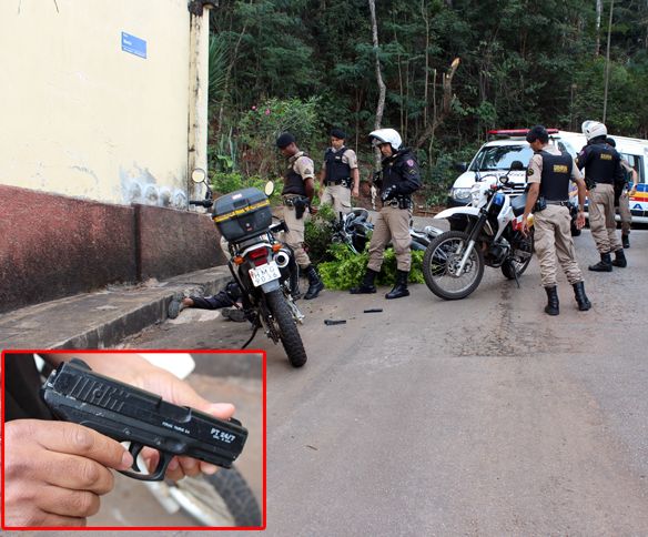 Adolescente é apreendido com simulacro de pistola na Vila Amélia