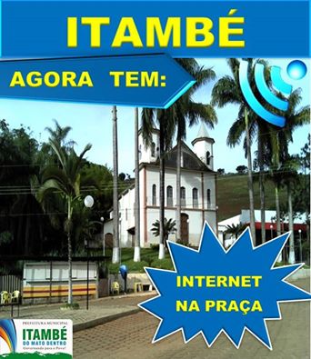 Itambé agora tem “Internet de Graça e na Praça”