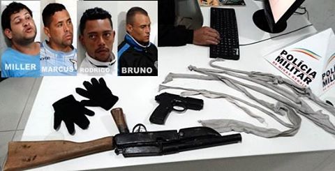 Polícia Militar prende 4 suspeitos de participar de quadrilha de roubo de cargas