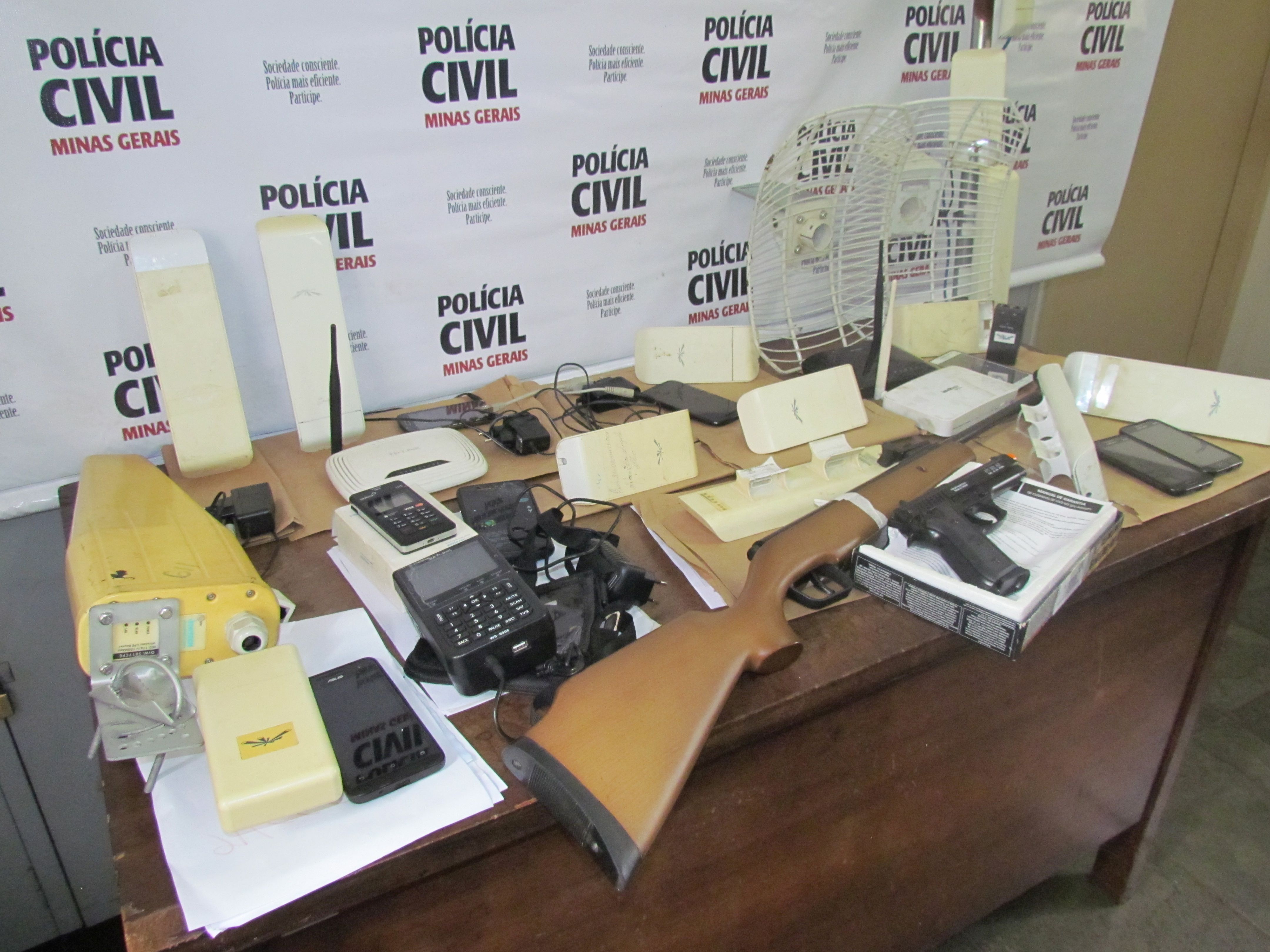 Equipe da Polícia Civil faz balanço da operação Cerco Digital em Itabira