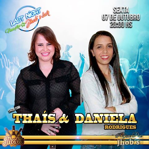 Nesta sexta tem mega show no Jhob´s 