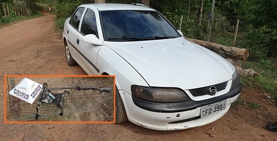 Pm recupera vectra que foi apreendido e seu dono o roubou a caminho do pátio credenciado